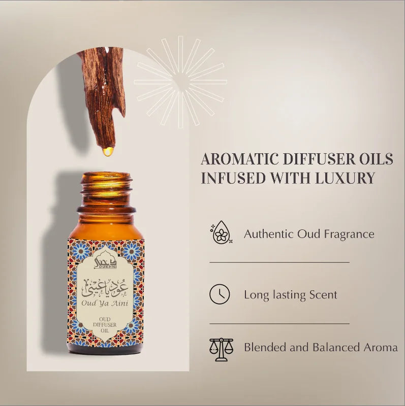 10ml Zesty Essential Oil Blend Authentic Oud Fragrance Oil Burner Long Lasting For Relaxation