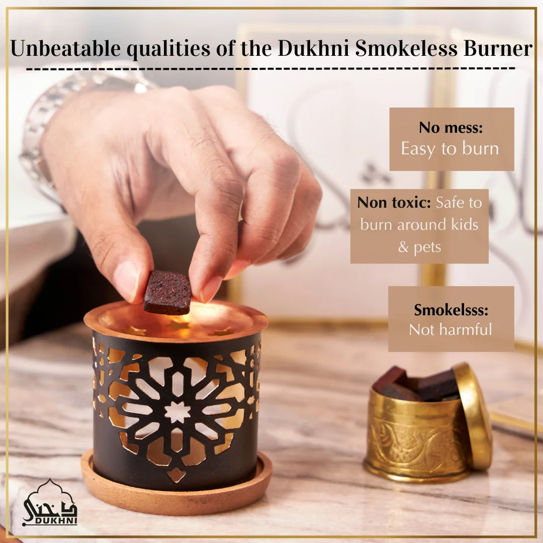 Easy to use smokeless sandal bakhoor