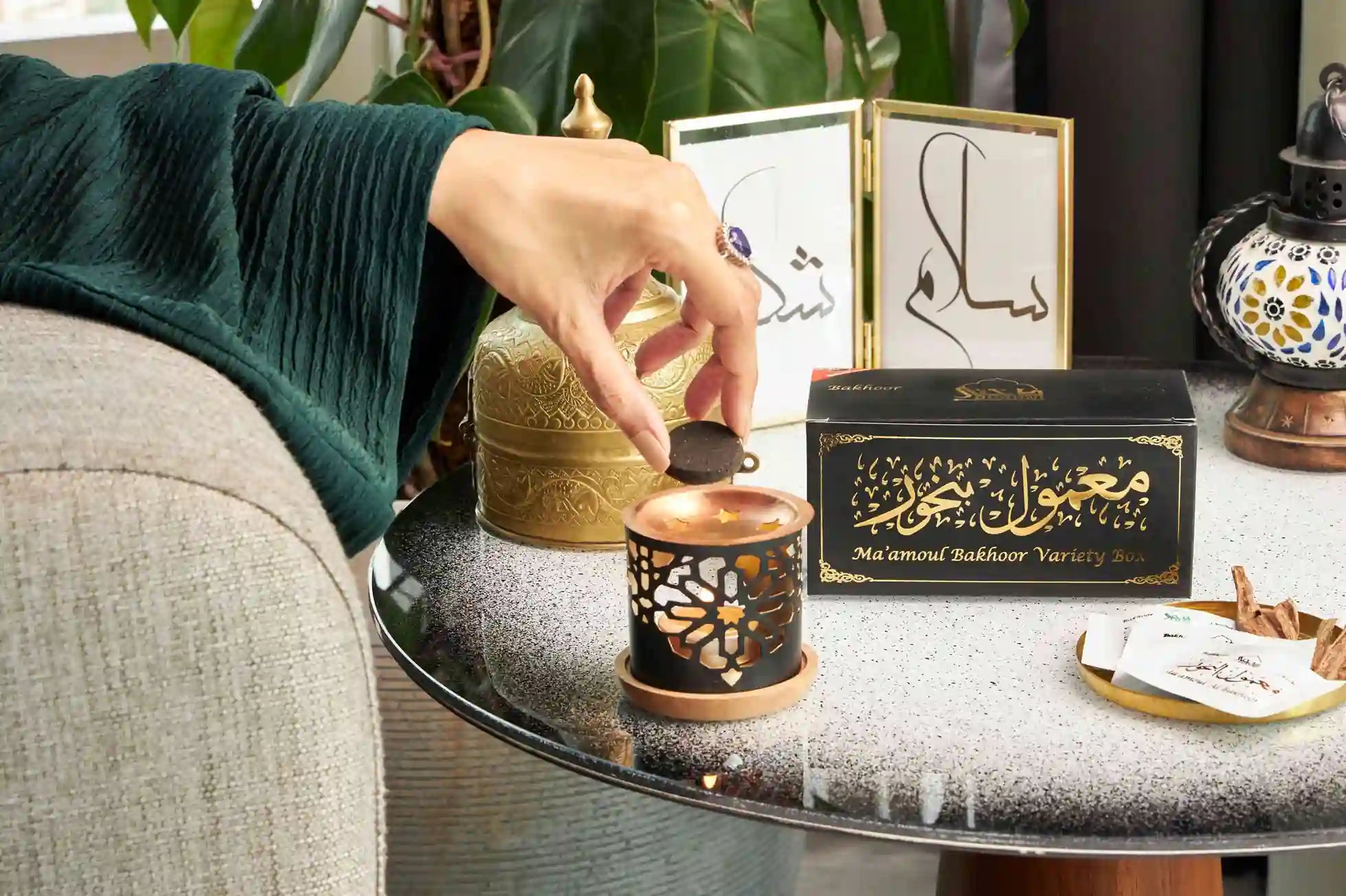 Easy to use and easy to burn bakhoor for home bakhoor for charcoal burner