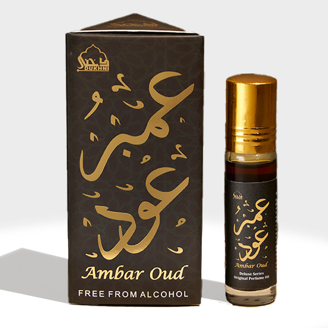 Ambar Oud Attar Oil (6ml) Luxurious oud essence Animalic Blend