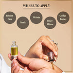 Dukhni Authentic Arabic Attars Apply On Wrist Neck Inner Elbow Collar Bone For Long Lasting Fragrance