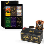 Dukhni Maamoul Bakhoor Variety Box With Smokeless Burner And Maamoul Attar Oil Set Combo Perfect For Gifting
