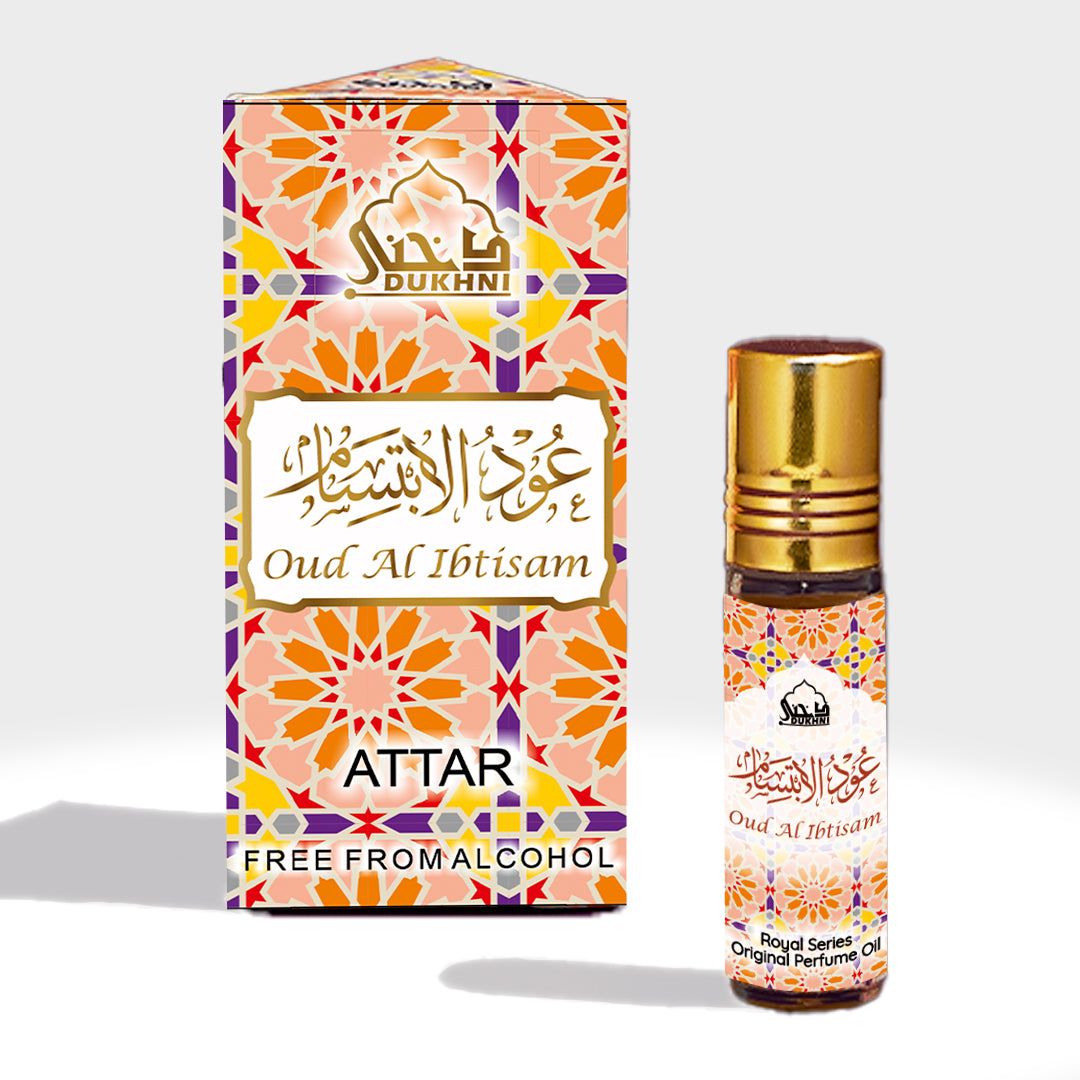 Buy Oud Al Ibtisam Attar Oil Online Best Floral Woody Fragrance Dukhni India