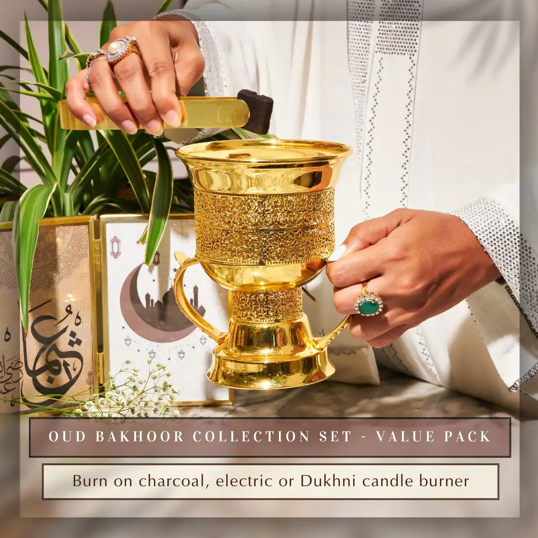 Oud Bakhoor Collection Set Pure Natural Halal Cruelty Free Vegan Bakhoor To Burn On Charcoal Electric Burner