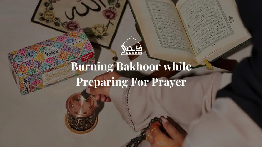 Burning Bakhoor while Preparing For Prayer