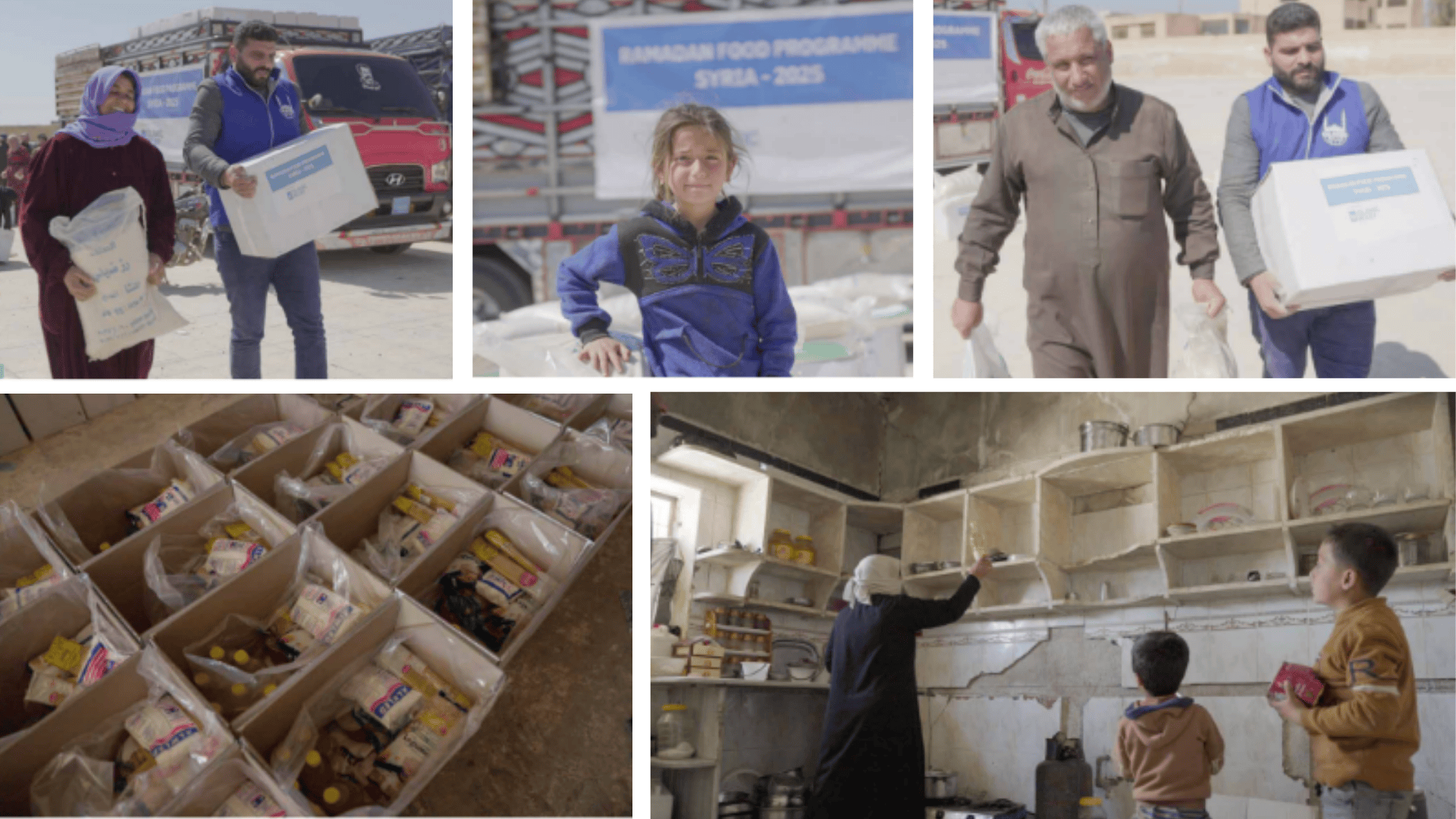 Syria Food Packs for Ramadan - Islamic Relief UK - Dukhni Amal Project