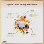 10 Assorted Scents 30 Pieces In Oud Bakhoor Variety Box With Burner