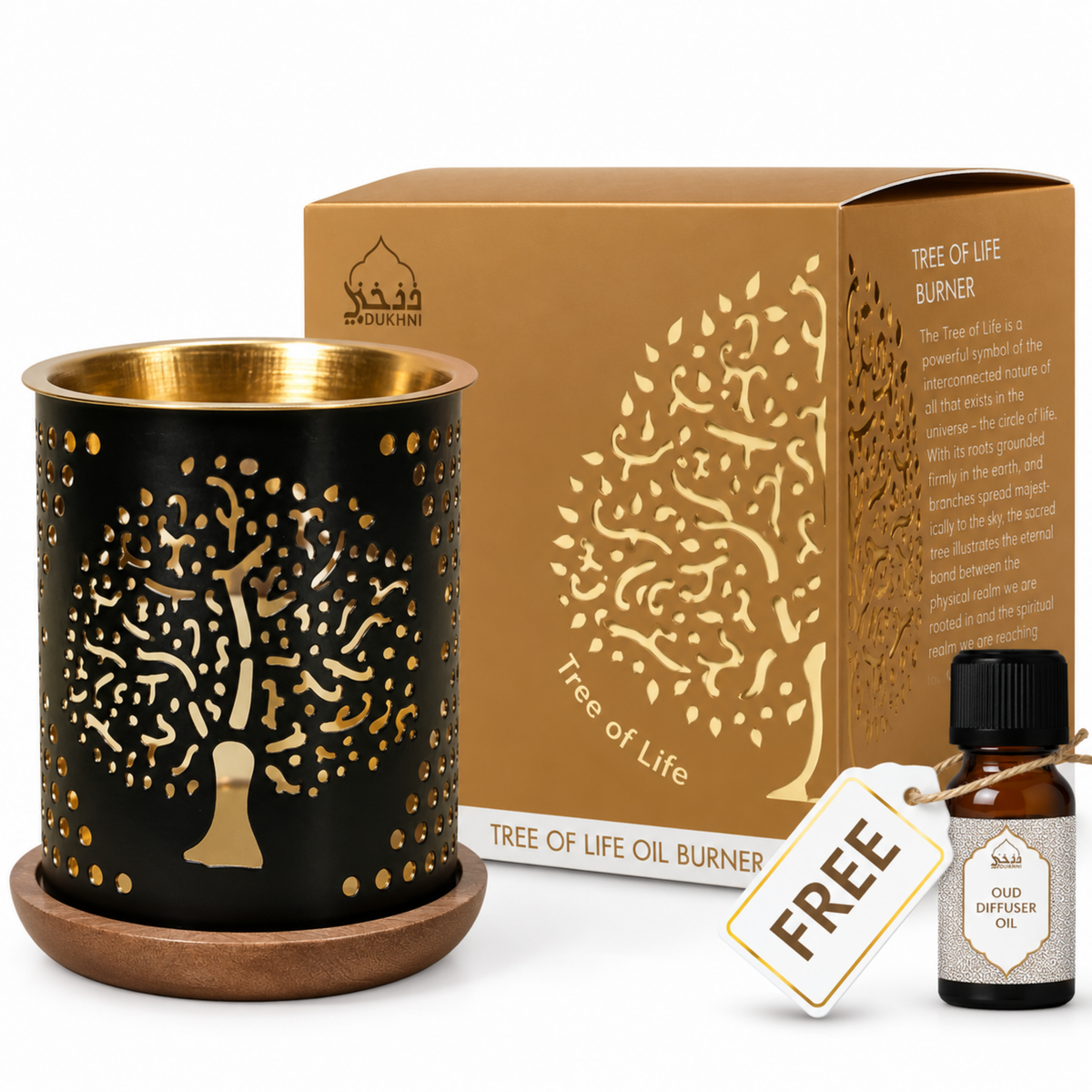 Tree of Life Diffuser Oil Burner With Free Oil Worth ₹349