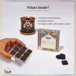 bakhoor and burner combo for home scenting