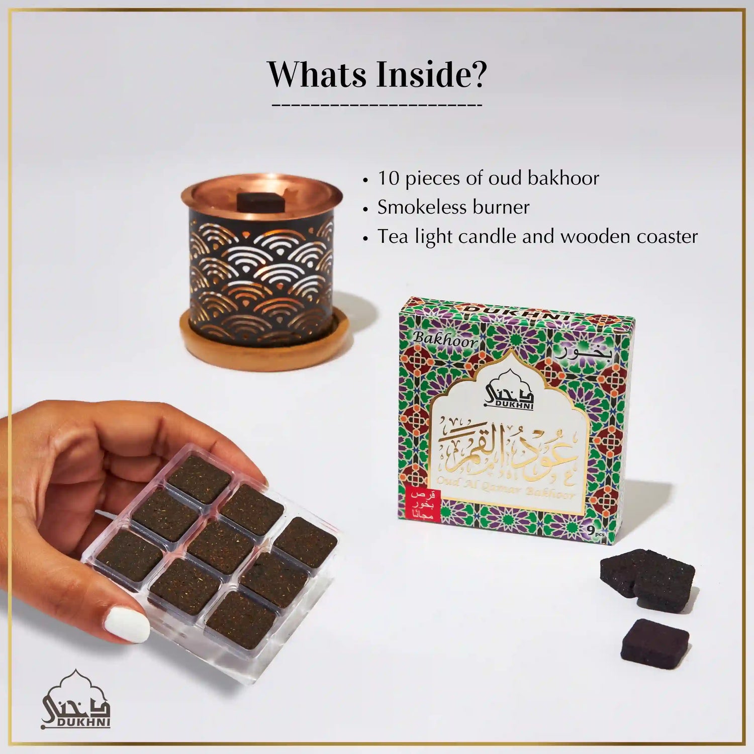 bakhoor and burner combo for home scenting