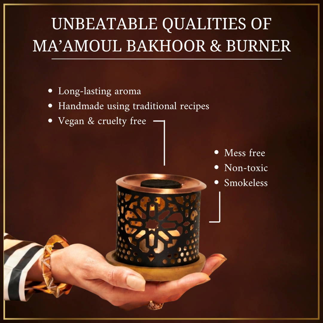 Ma'amoul Bakhoor Variety Box with Burner & Refill Pack