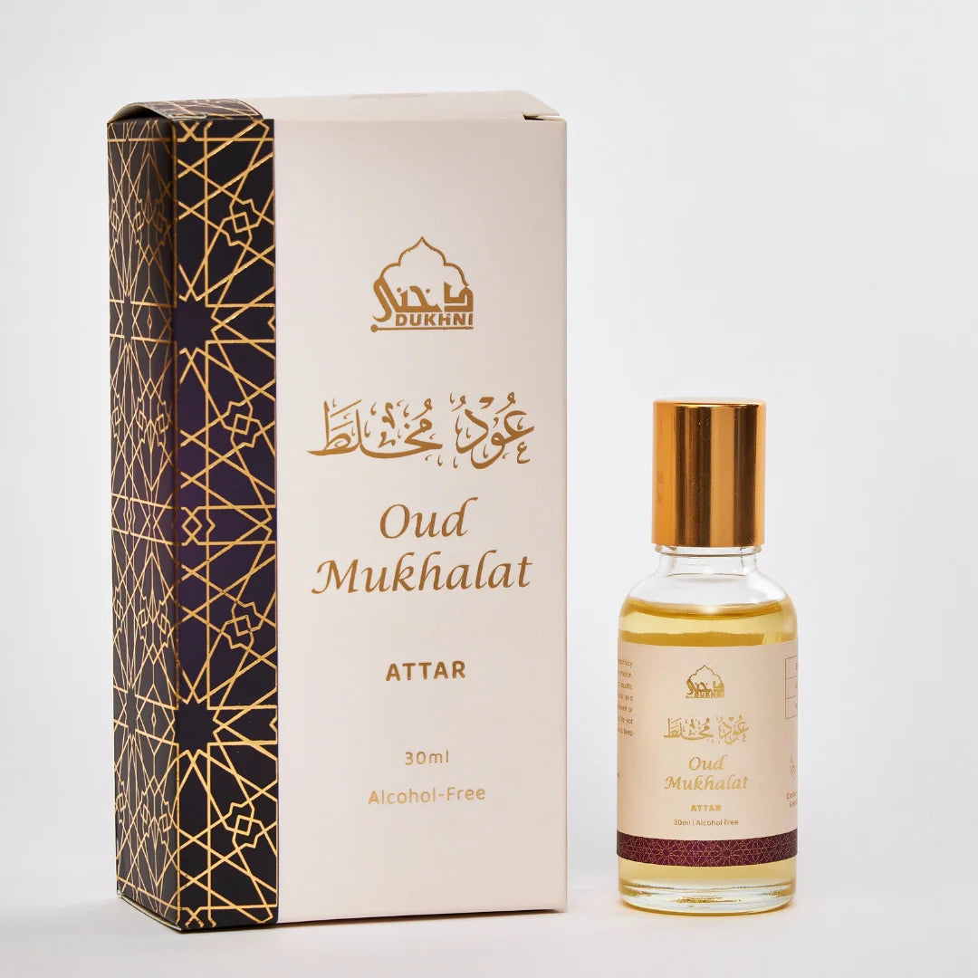 Oud Mukhalat Attar Oil I Arabic oud & saffron perfume oil