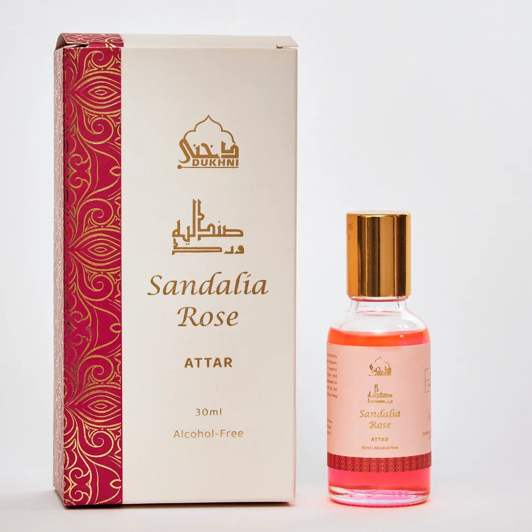 Sandalia Rose Attar Oil I Sandalwood and Rose perfume oil