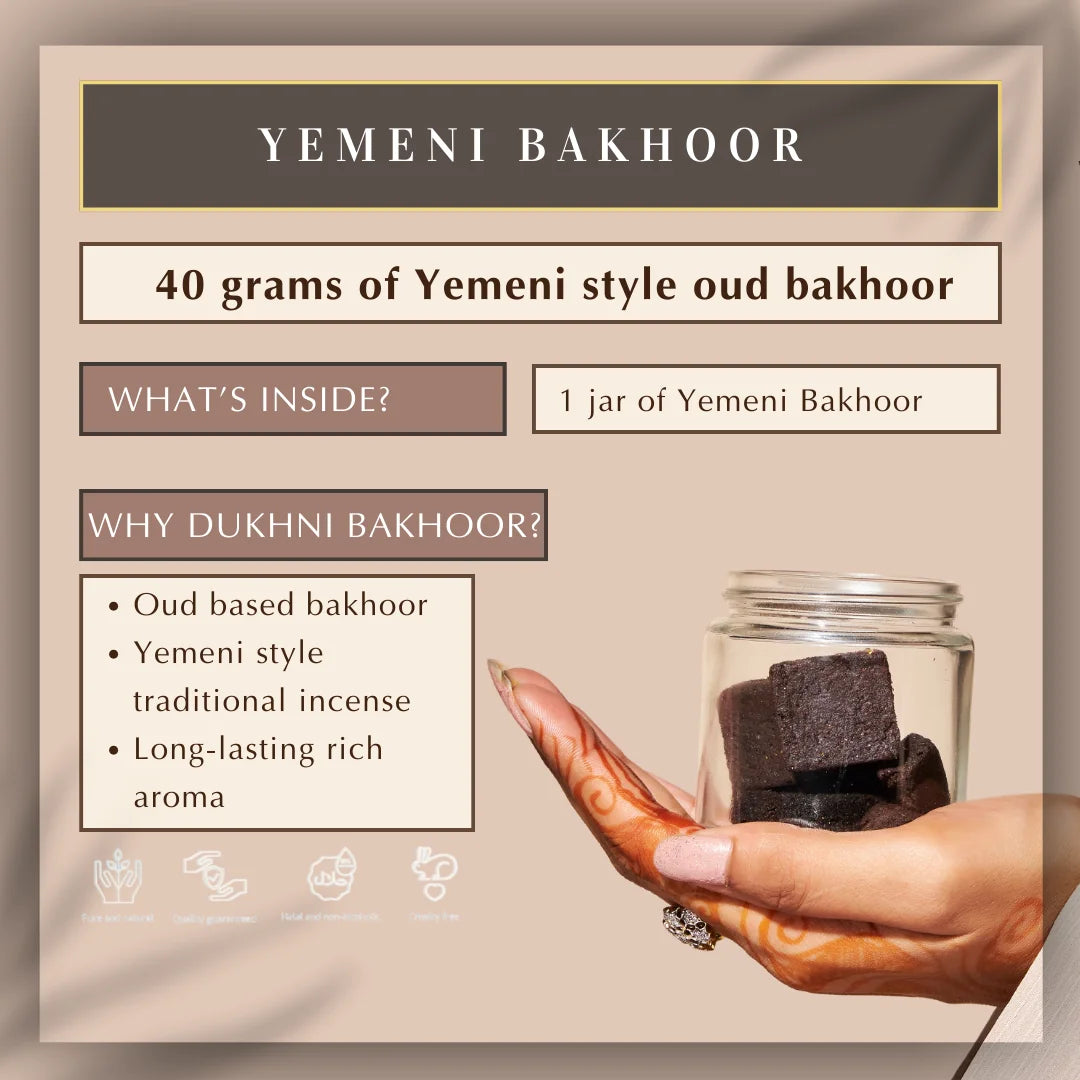40 Grams Luxurious Arab Oudh Incense Authentic Yemeni Recipe Nashwan Bakhoor Long Lasting Oudh Home Fragrance