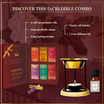 6 6ml Non Alcoholic Arabic Roll On Perfume Oils And Classic Diffuser Oil Burner With Free Arabic Oud Oil