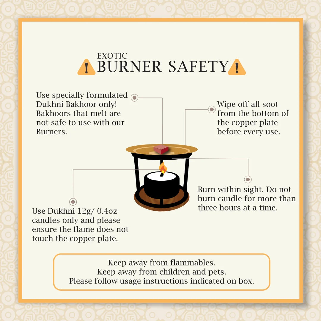 Bakhoor and burner easy to use long lasting bakhoor