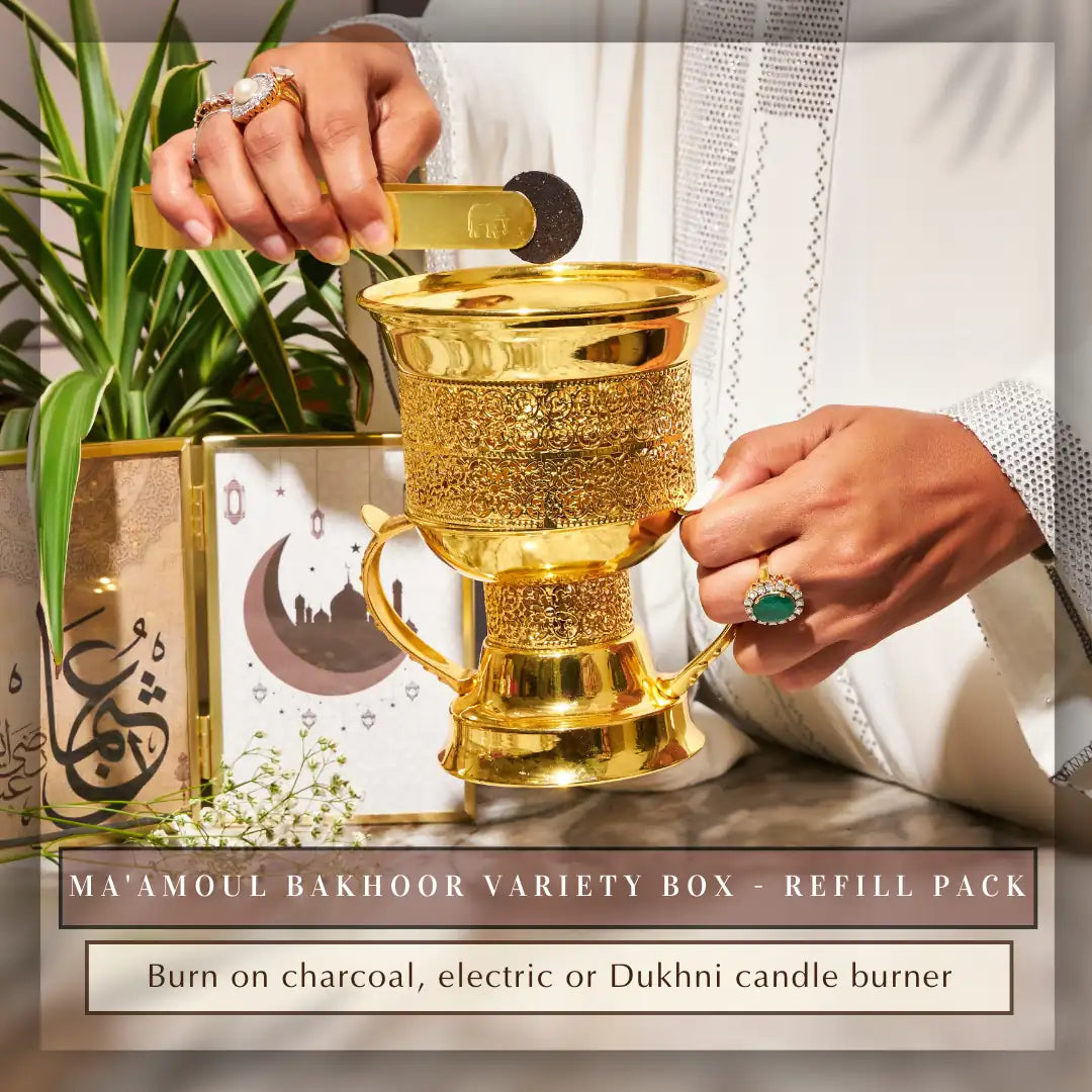 Burn Maamoul Bakhoor On Dukhni Smokeless Burner Or On Charcoal Electric Burner