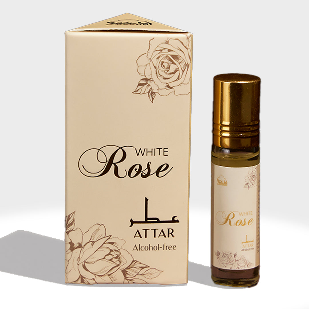 White Rose Attar Oil 6ml I عطرورد ابيض