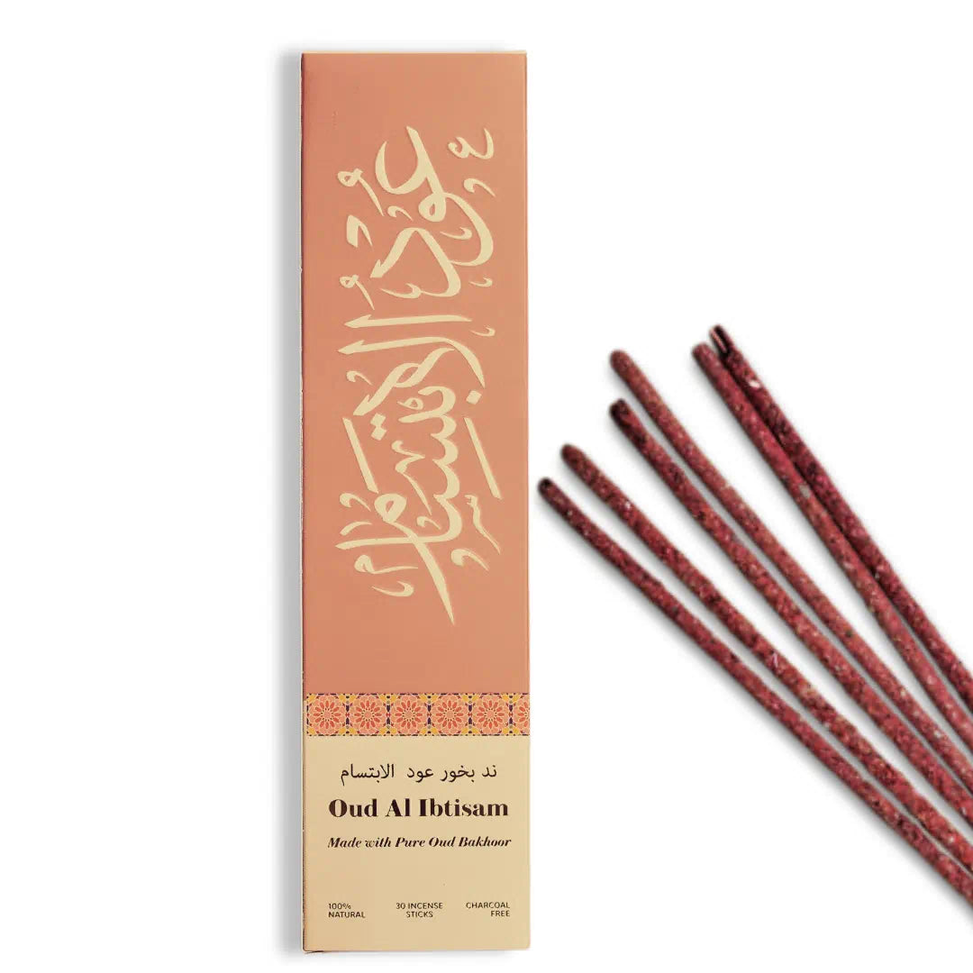 Oud Al Ibtisam Incense Sticks | Arabic Pure Oudh Incense