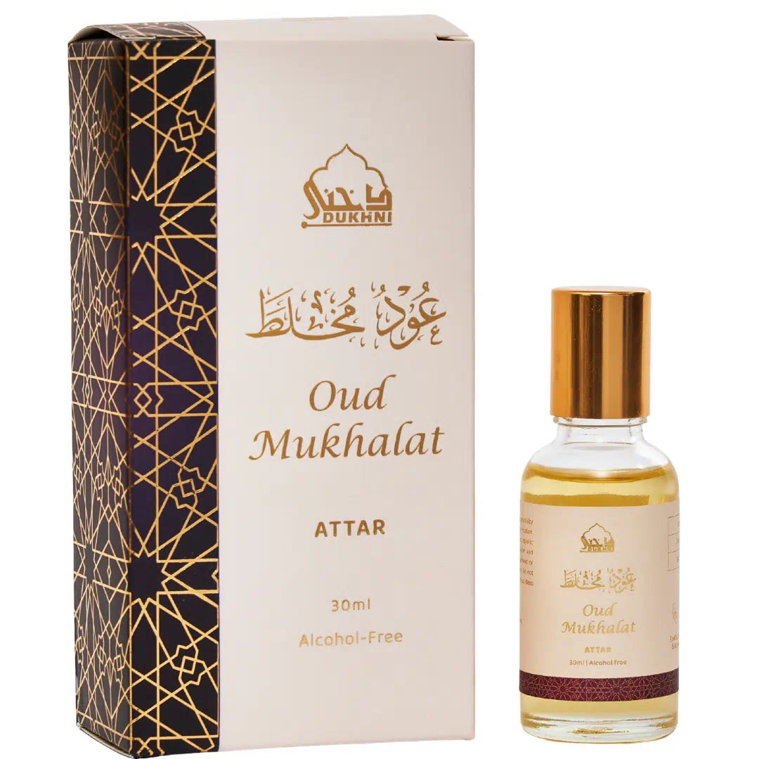 Oud Mukhalat Attar Oil I Arabic oud & saffron perfume oil