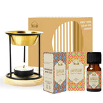 Dukhni Arabian Oudh Diffuser Oil Set with Diffuser Oil Burner