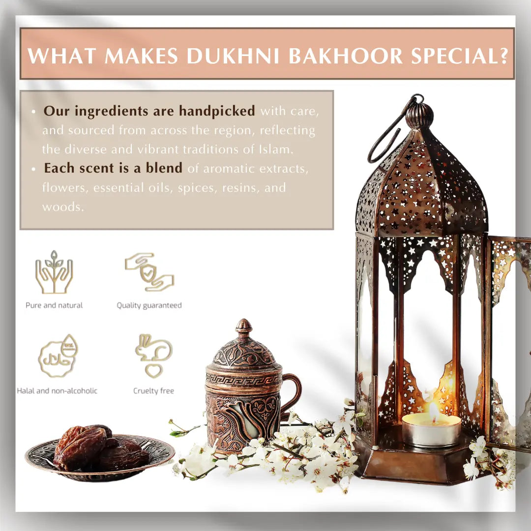 Dukhni Bakhoor Made Using Natural Ingredients Authentic Arabic Fragrance High Quality Islamic Gifts