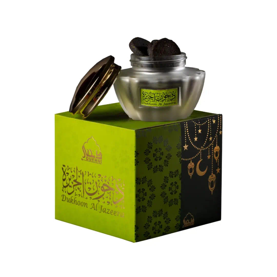 
Dukhni Dukhoon Al Jazeera Arabic Incense Luxurious Oudh Bakhoor IN