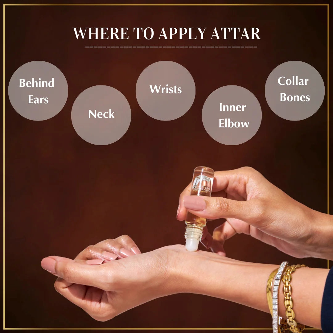 Apply Attar Ittar On Wrist Neck Inner Elbow Collar Bone For Long Lasting Fragrance