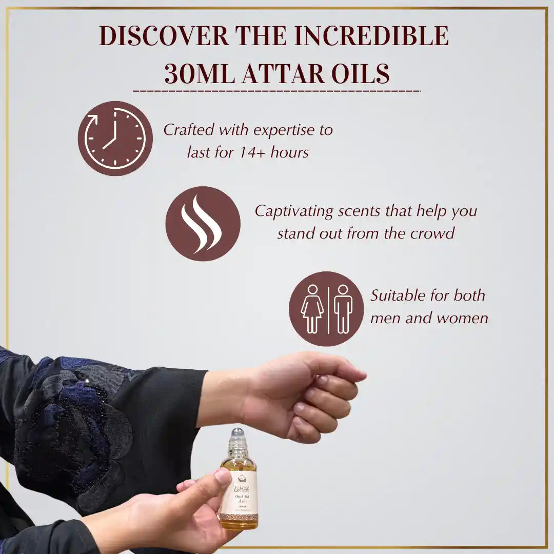 Dukhni Long Lasting 30ml Oud Al Aini Attar Oil IN