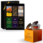 Dukhni Ma_amoul Attar Set And Dukhoon Al Faris Bakhoor