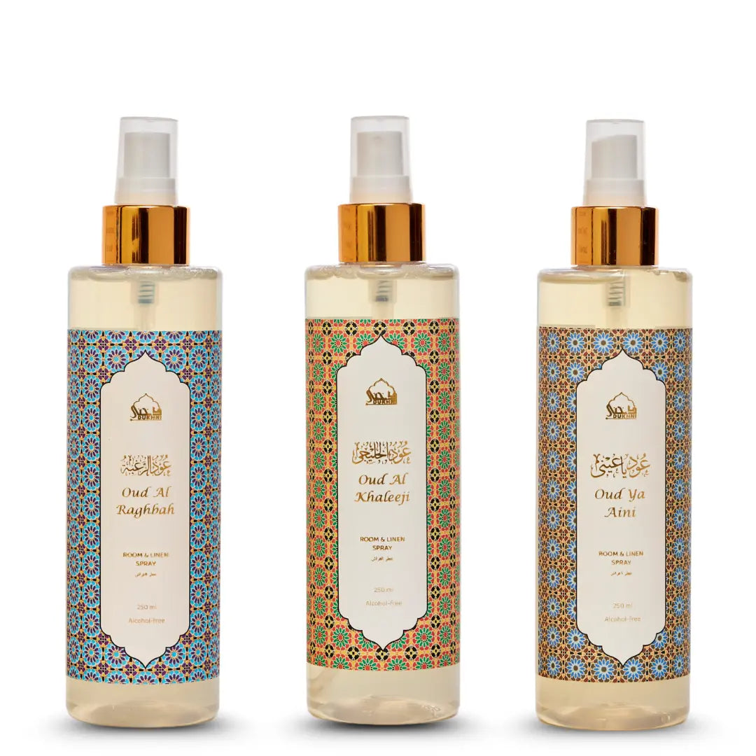 Dukhni Oud Raghbah Khaleeji Aini Mist Sprays Combo 