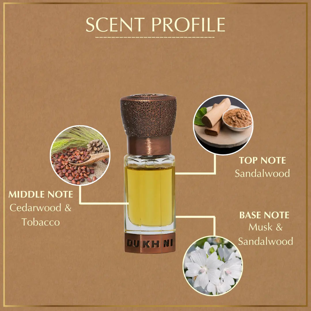 Sandalwood attar pure nonalcoholic