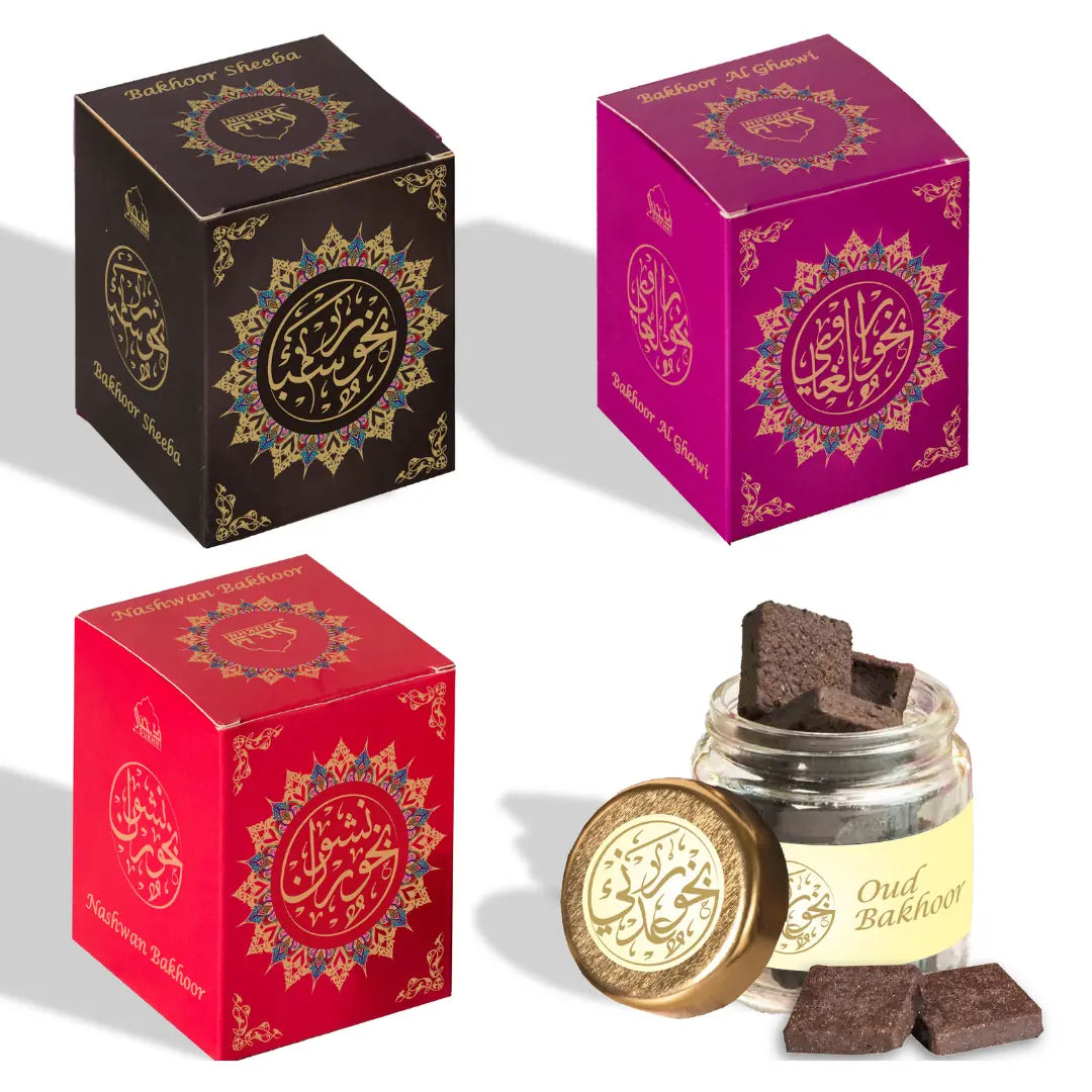 Dukhni Yemeni Bakhoor Set Four Assorted Scents