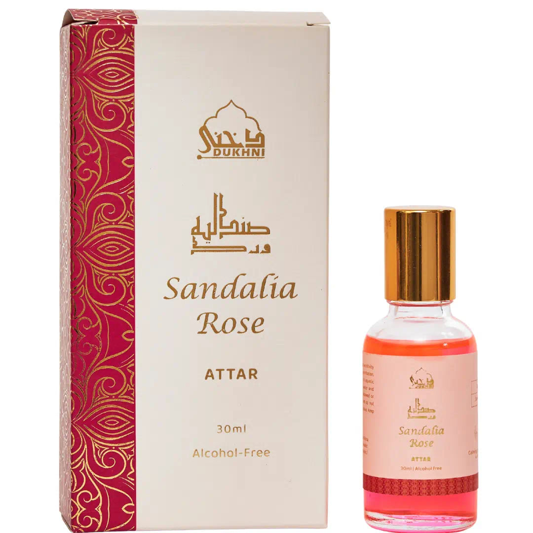 Sandalia Rose Attar Oil I Sandalwood and Rose perfume oil