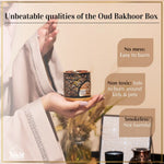 Easy To Burn Non Toxic Smokeless Dukhni Oud Bakhoor Variety Box With Burner Combo