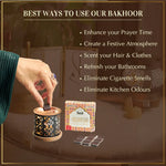 Enhance Prayer Time Eliminate Bad Odors Scent Your Clothes And Hair With Oud Bakhoor Incense And Incense Burner