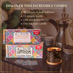 Get 50 Pieces Of Bakhoor 10 Scents With Smokeless Burner Authentic Arabic Incense Luxurious Premium Scents