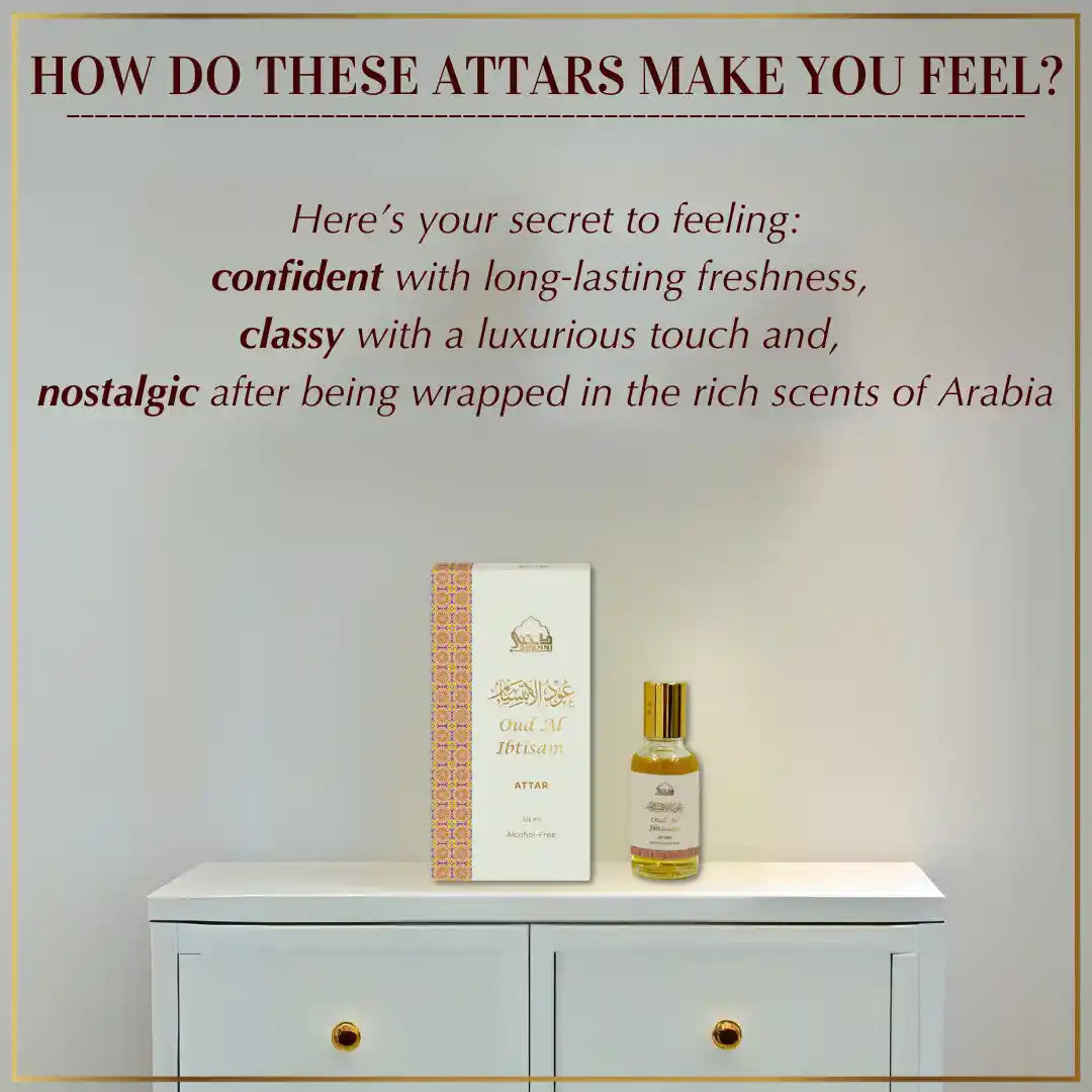 How Dukhni Oud Al Ibtisam Attar Oil Makes You Feel IN