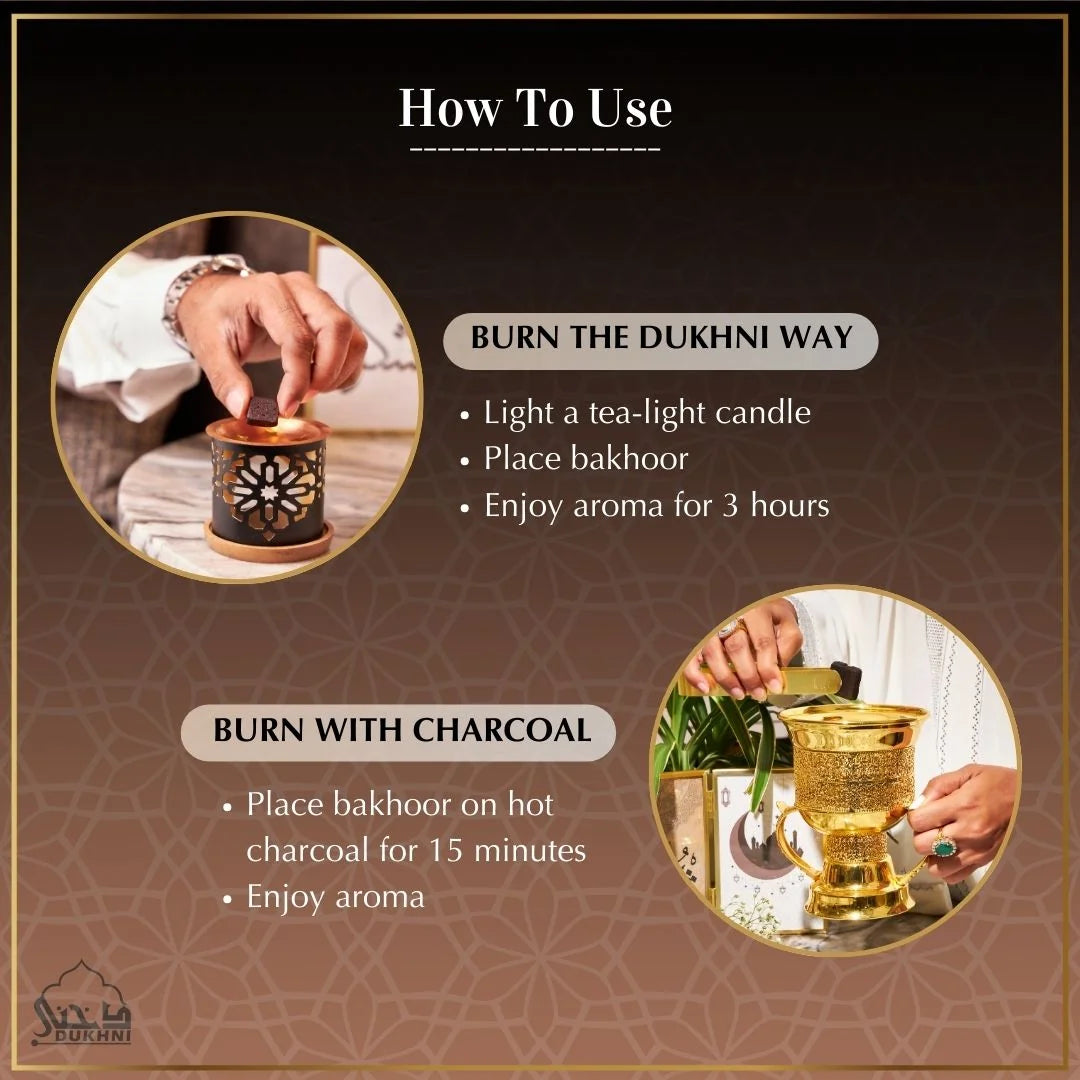 easy to use bakhoor for charcoal burner