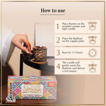 10 Assorted Scents 30 Pieces In Oud Bakhoor Variety Box With Burner