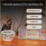 long lasting handcrafted bakhoor madre with premium ingredients from Arabia