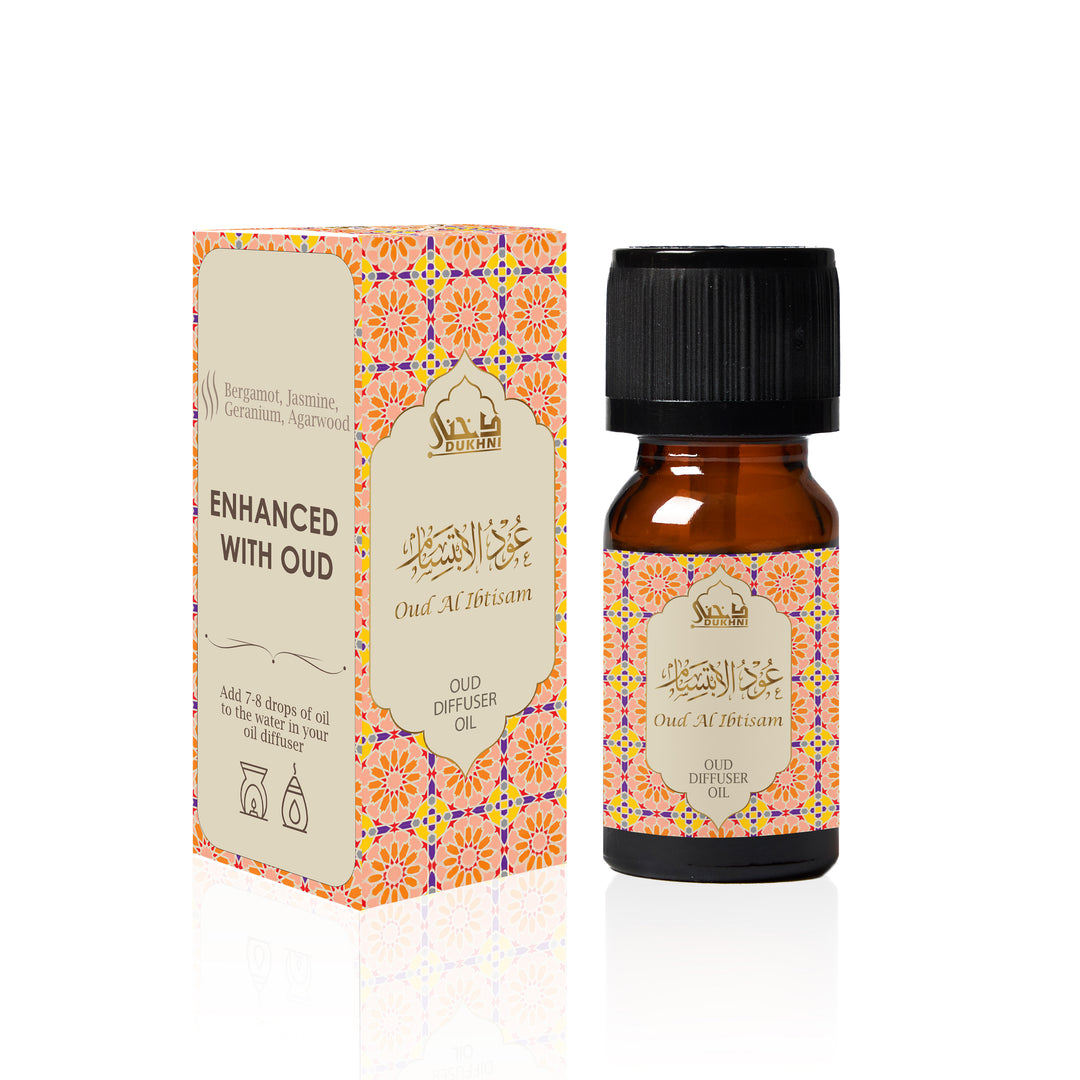 Oud Al Ibtisam Oil Blend | 10ml Arabic Oil for Diffuser & Humidifier