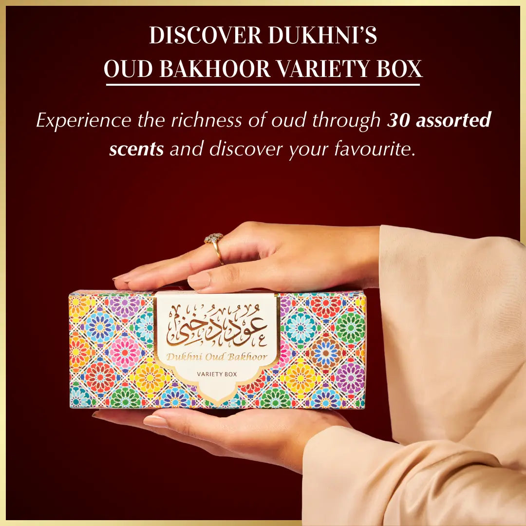 30 assorted oud bakhoor scents in one box