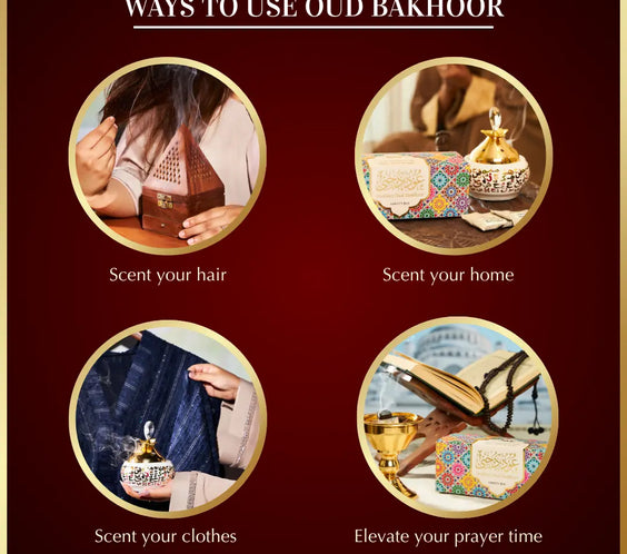 ways to use oud bakhoor