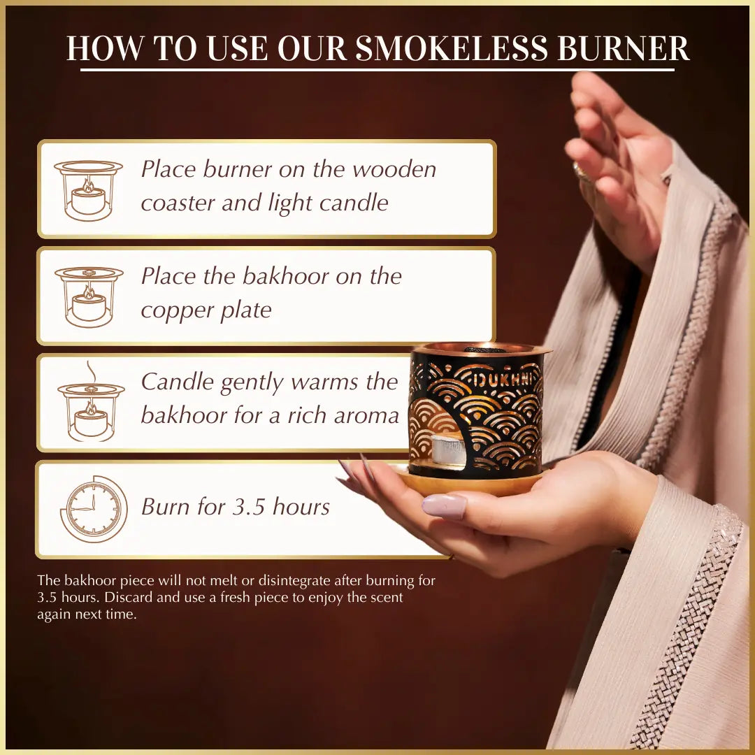 easy to use smokeless burner