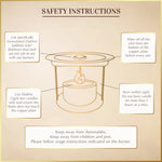 how to use dukhni burner safety 