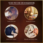 ways to use oud bakhoor