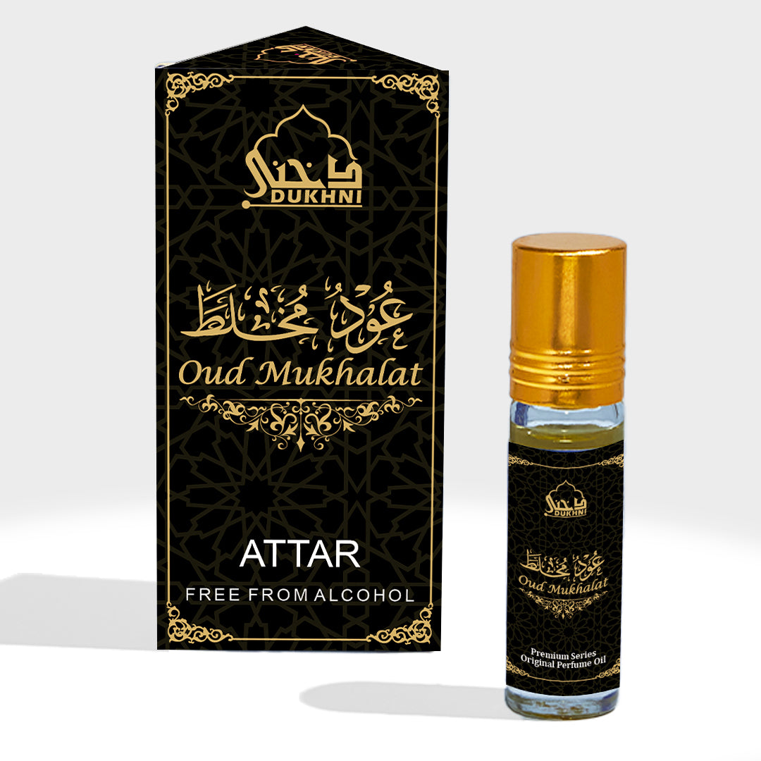 Oud Mukhalat Attar Oil 6ml I عطر العود المخلط