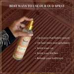 Oud Spray For Use On Prayer Mat Living Room Bathroom Car Study Kitchen Upholstery
