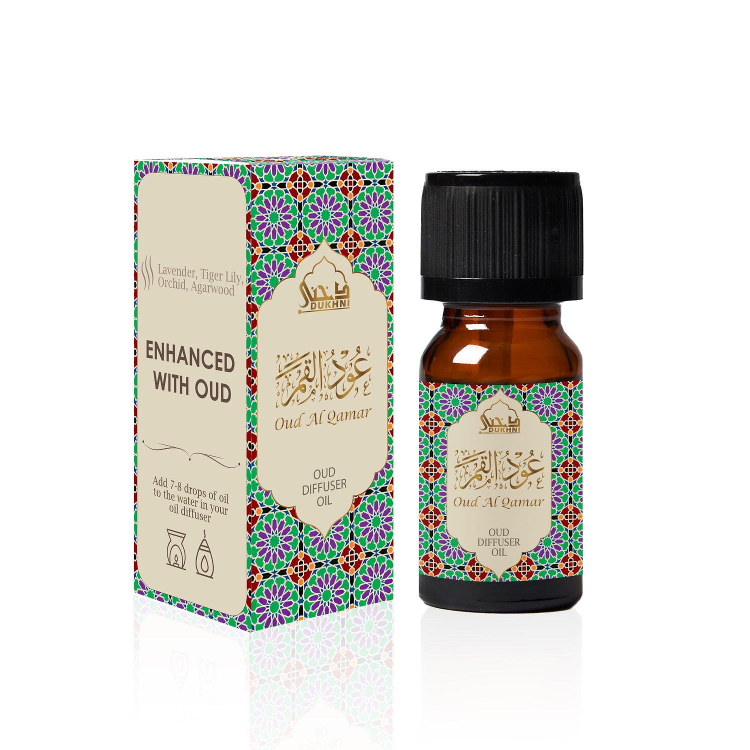 Oud Al Qamar Oil Blend | 10ml Arabic Oil for Diffuser & Humidifier